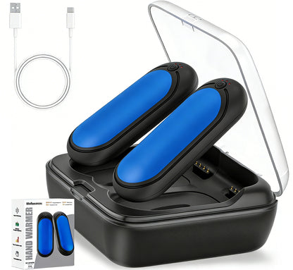 NiteRomances Hand Warmers Rechargeable 2 Packs with 10000 mAh Charging Box